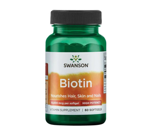 Biotin High Potency 10,000 mcg - 60sgels