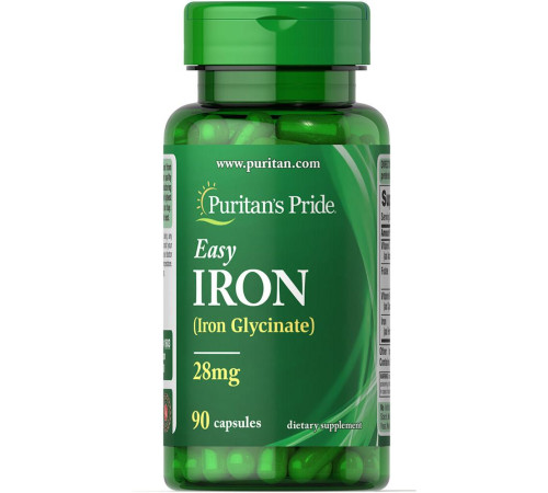Easy Iron 28 mg (Iron Glycinate) - 90 Capsules Easy Iron 28 mg (Iron Glycinate) - 90 Capsules