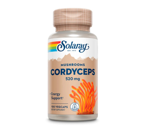 Гриб кордицепс (Cordyceps Mushroom) 520мг - 100 капсул Гриб кордицепс (Cordyceps Mushroom) 520мг - 100 капсул
