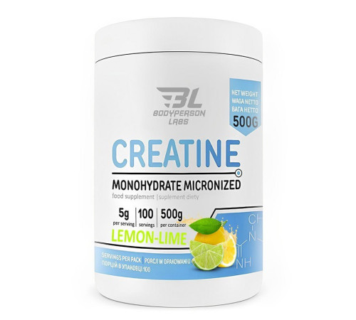 Креатин Creatine monohydrate - 500г Лимонний лайм