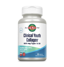 Морський колаген Clinical Youth Collagen I&III 600мг - 60 капсул