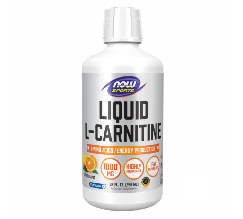 Рідкий L-карнітин - Liquid L-Carnitine 1000мг Цитрус