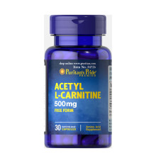 Ацетил L-карнітин (Acetyl L-Carnitine) 500мг - 30 капсул