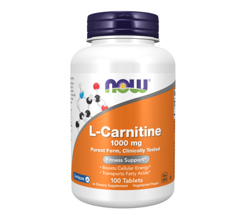 L-карнітин Carnitine Tartrate 1000мг - 100 таблеток