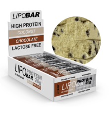 Lipobar - 20x50g Coconut With Chocolate Crisps