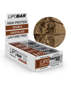 Lipobar - 20x50g Double chocolate