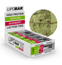 Lipobar - 20х50g Pistachio-Raspberry