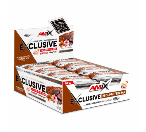 Exclusive Protein Bar - 12x85g Double Dutch Chocolate