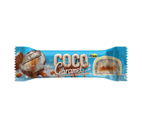 Кокосовий батончик Coco Caramel - 20x40г Мигдаль