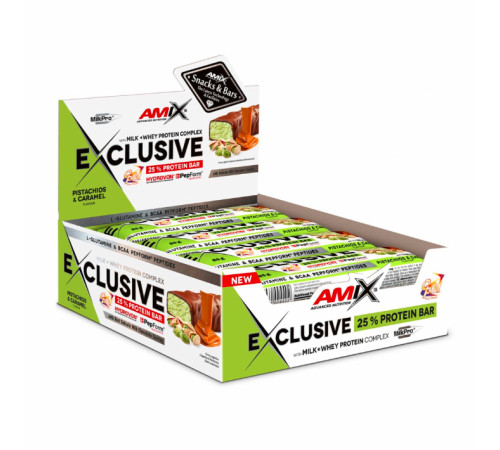 Exclusive Protein Bar - 12x85g Pistachio Caramel