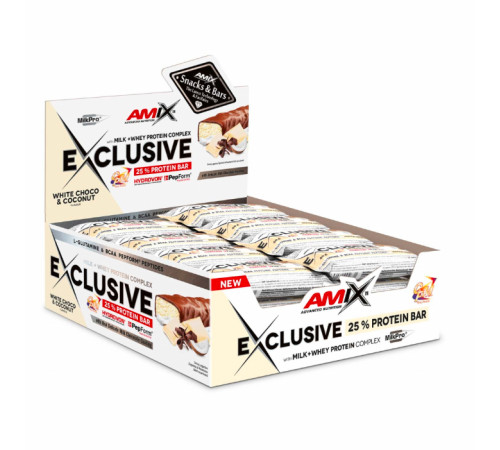 Exclusive Protein Bar - 12x85g White Chocolate Coconut