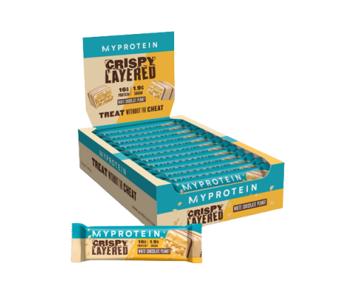 Crispy Layered - 12x58g White Chocolate Peanut