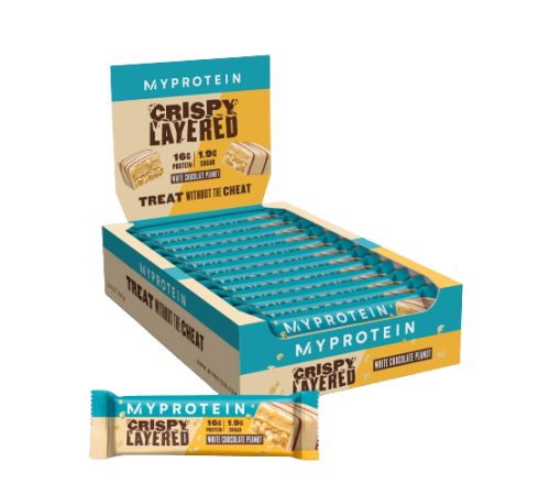 Crispy Layered - 12x58g White Chocolate Peanut Crispy Layered - 12x58g White Chocolate Peanut