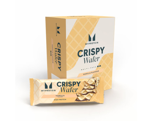 Протеїнові вафлі Crispy Wafers - 10x40г Ваніль