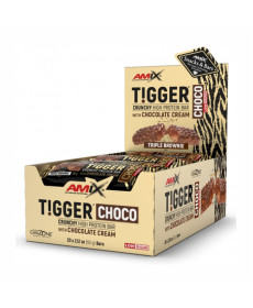 Tigger Zero Choco Protein Bar - 20x60g Triple Brownie