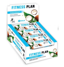 Батончики мюслі Fitness Plan Muesli Bar - 30x25г Кокос