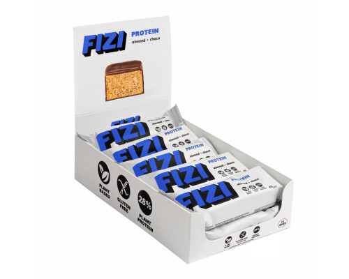 FIZI Protein Bar - 10х45g Almond-Choco