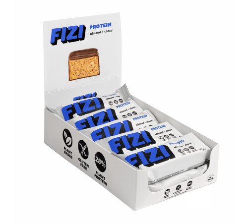 FIZI Protein Bar - 10х45g Almond-Choco