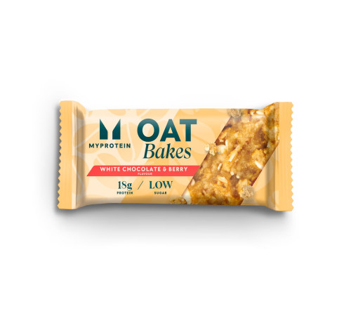 Протеїновий батончик Oat Bakes - 75г Смак білого шоколаду та ягід (Поштучно)