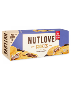 Nutlove Cookies -130g Double Chocolate