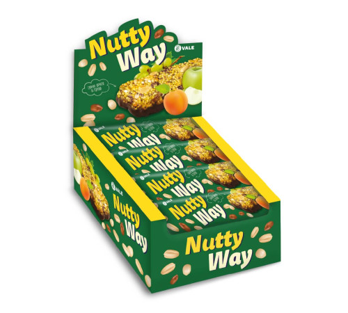 Nutty Way - 20x40g (частково глазурований)