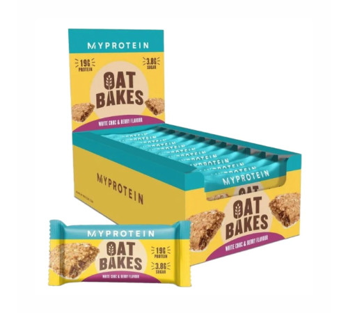 Oat Bakes - 12x75g White Choc & Berry Flavour