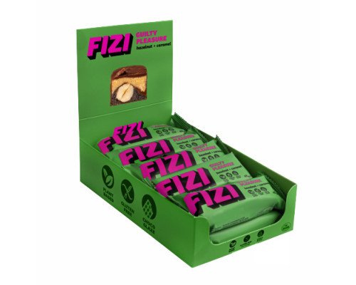 FIZI Chocolate Bar - 10х45g Hazelnut-Caramel