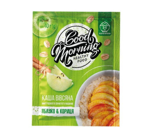 Good Morning Oatmeal - 30х40g Apple Cinnamon