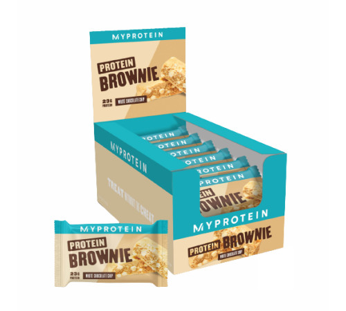 Protein Brownie Myprotein - 12x75g White Chocolate