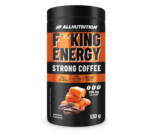 Fitking Delicious Strong Coffee - 130g Caramel