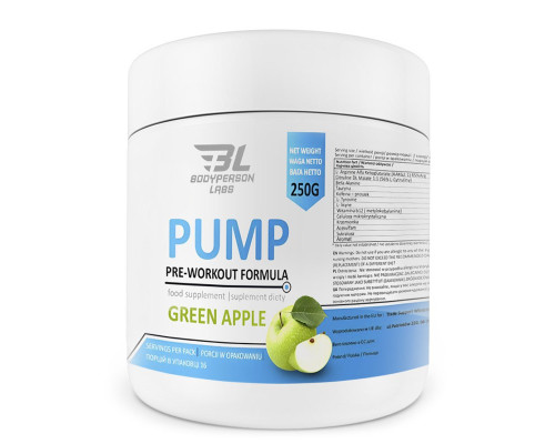 Pre-Workout Formula - 250g Green apple