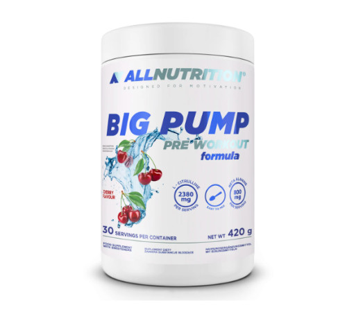 Big Pump Pre Workaut Formula - 420g Cherry