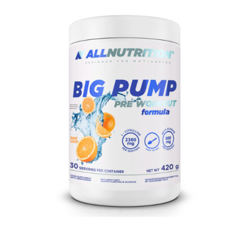 Big Pump Pre Workaut Formula - 420g Orange