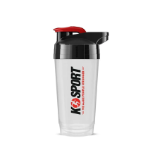 Шейкер SHAKER 700 мл K-SPORT SHK002, білий/прозорий