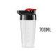Шейкер SHAKER 700 мл K-SPORT SHK002, білий/прозорий