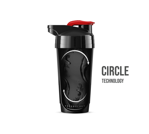 Шейкер SHAKER 700 мл K-SPORT SHK002, чорний Шейкер SHAKER 700 мл K-SPORT SHK002, чорний