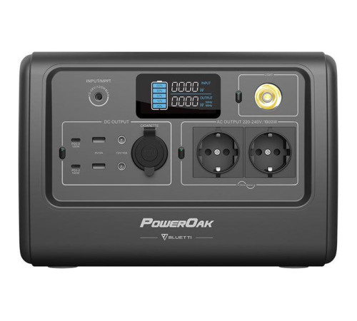 Зарядна станція Bluetti PowerOak EB70 Portable Power Station 1000W 716Wh