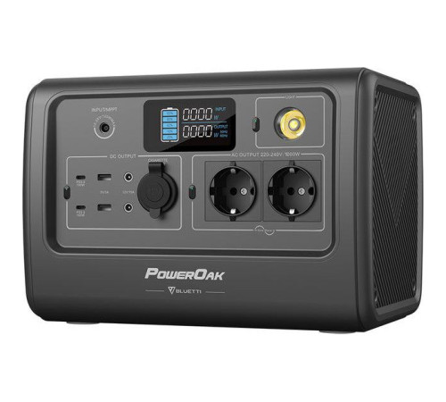 Зарядна станція Bluetti PowerOak EB70 Portable Power Station 1000W 716Wh Зарядна станція Bluetti PowerOak EB70 Portable Power Station 1000W 716Wh