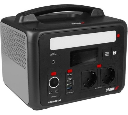 Зарядна станція Dedra DEZS0600 640 Wh Зарядна станція Dedra DEZS0600 640 Wh