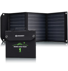 Портативний зарядний пристрій сонячна панель Bresser Mobile Solar Charger 40 Watt USB DC (3810040)