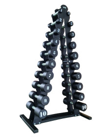 Стійка для гантелей RN-Sport St-ELK 1-10 кг, чорна