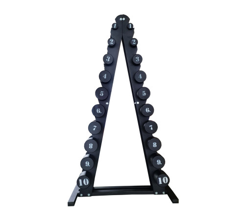 Стійка для гантелей RN-Sport St-ELK 1-10 кг, чорна