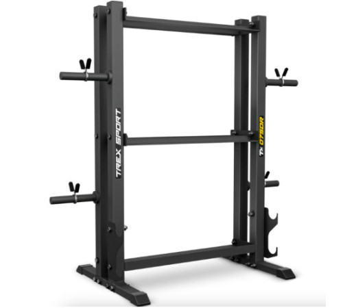 Стійка для гантелей, грифів та гирь Trex Sport TX-075DR, чорна