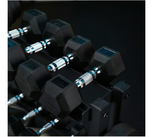 Стійка для гантелей, грифів та гирь Trex Sport TX-075DR, чорна