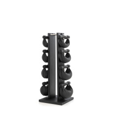 Стійка з гантелями NOHRD SwingBell Tower Set Shadow Leather 2-8 кг