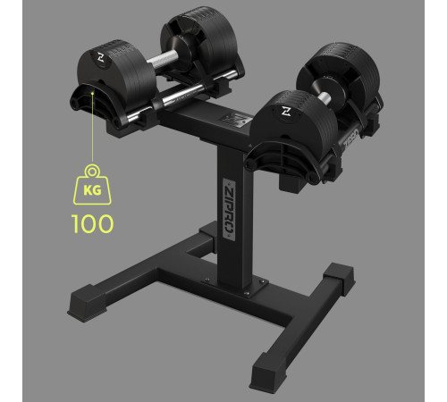 Стійка для круглих гантелей ZIPRO з регульованим навантаженням