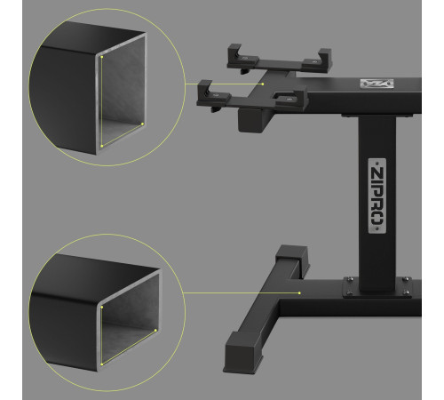 Стійка для круглих гантелей ZIPRO з регульованим навантаженням