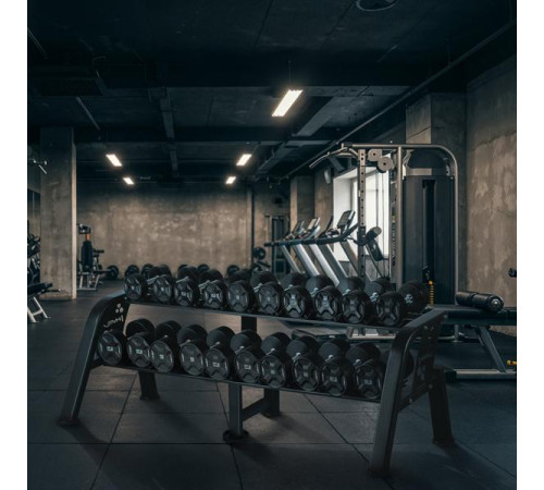 STR47 DOUBLE ROW DUMBBELL RACK 10 PAIRS COMMERCIAL HMS