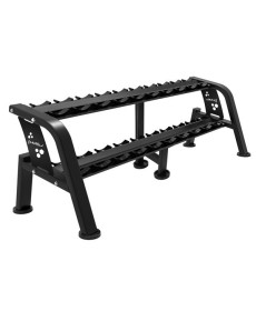 STR47 DOUBLE ROW DUMBBELL RACK 10 PAIRS COMMERCIAL HMS