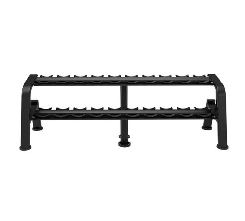 STR47 DOUBLE ROW DUMBBELL RACK 10 PAIRS COMMERCIAL HMS